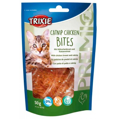 TRIXIE CHICKEN BITES CATNIP  - 50 GR