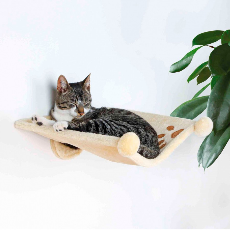 TRIXIE HAMMOCK P/ GATOS C/ APLICAÇAO P/ PAREDE (BEGE) TRIXIE HAMMOCK P/ GATOS C/ APLICAÇAO P/ PAREDE (BEGE)