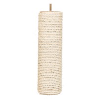 POSTE SUPLENTE PARA ARRANHADOR (SISAL BEGE) 9x30 CM POSTE SUPLENTE PARA ARRANHADOR (SISAL BEGE) 9x30 CM