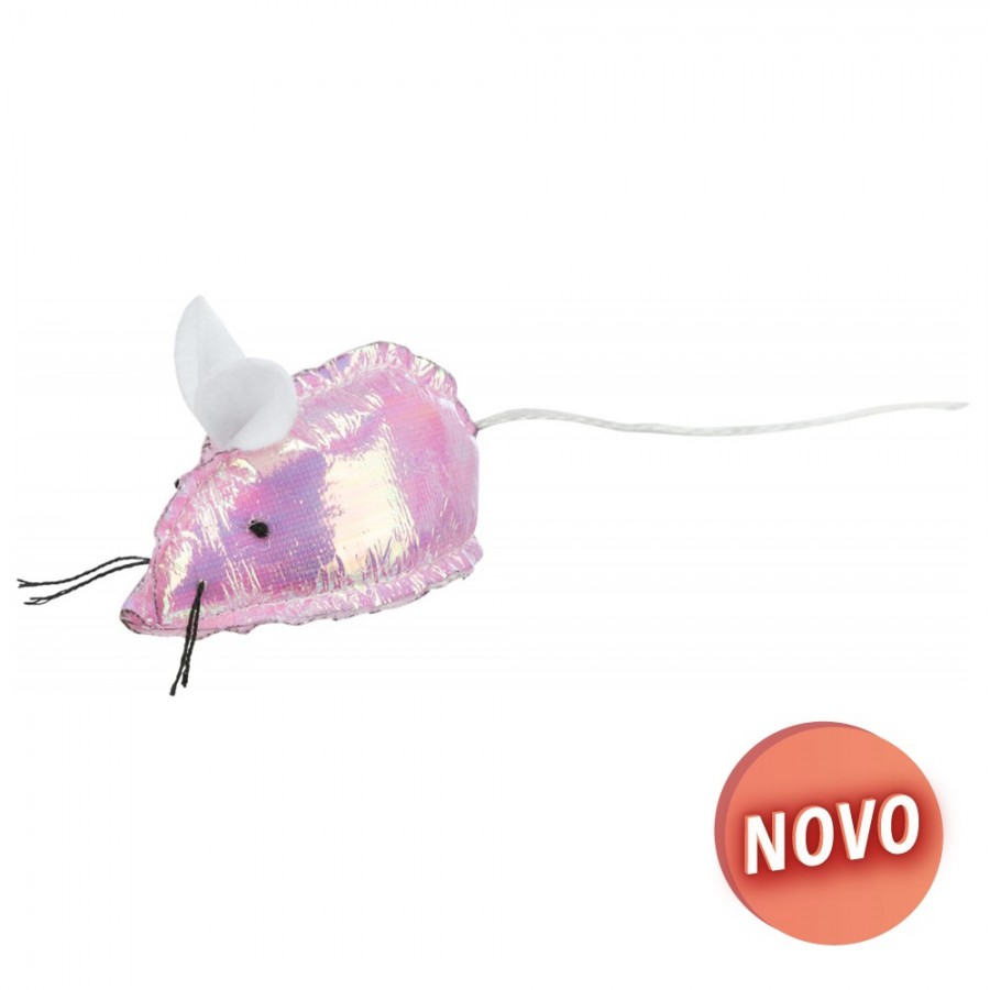 TRIXIE RATO BRILHANTE EM TECIDO C/CANIP 7 CM TRIXIE RATO BRILHANTE EM TECIDO C/CANIP 7 CM