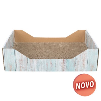 CAMA DE ARRANHAR EM CARTÃO COM CATNIP
