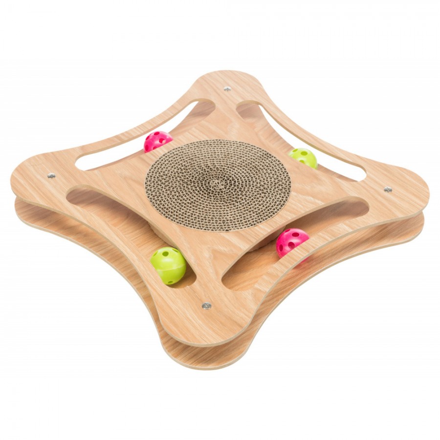 ARRANHADOR EM CARTÃO/MADEIRA COM BRINQUEDOS - ARRANHADOR COMPLETO ARRANHADOR EM CARTÃO/MADEIRA COM BRINQUEDOS - ARRANHADOR COMPLETO