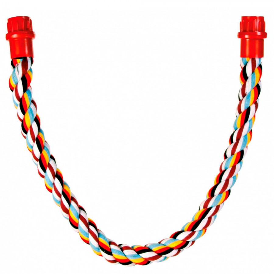 TRIXIE POLEIRO MULTICOLORIDO EM CORDA ALGODAO P/ AVES - JUMBO TRIXIE POLEIRO MULTICOLORIDO EM CORDA ALGODAO P/ AVES - JUMBO