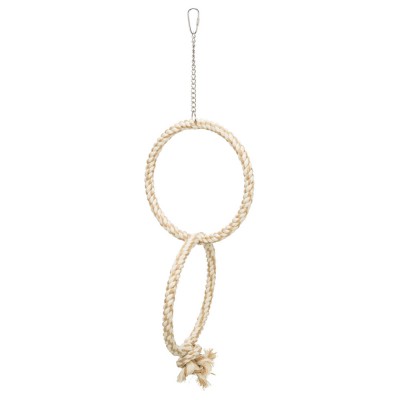 TRIXIE ARGOLAS EM CORDA P/AVES - 16 CM
