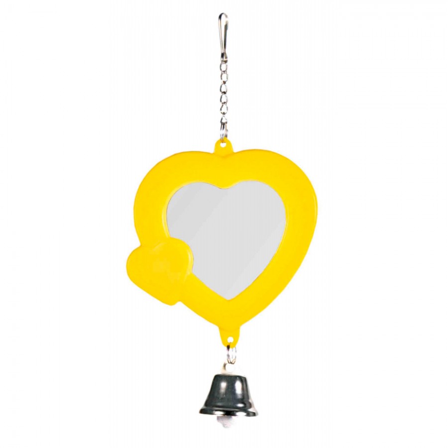 TRIXIE ESPELHO PARA AVES CORACAO - 7 CM TRIXIE ESPELHO PARA AVES CORACAO - 7 CM