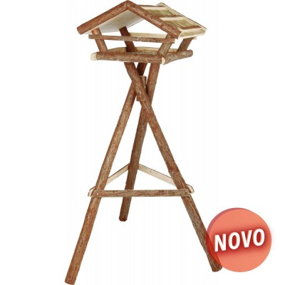 TRIXIE COMEDOURO JARDIM MADEIRA NATURAL COM PE