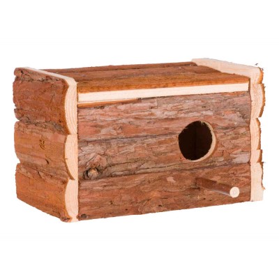 TRIXIE NINHO DE MADEIRA NATURAL PERIQUITOS 21X13X12CM