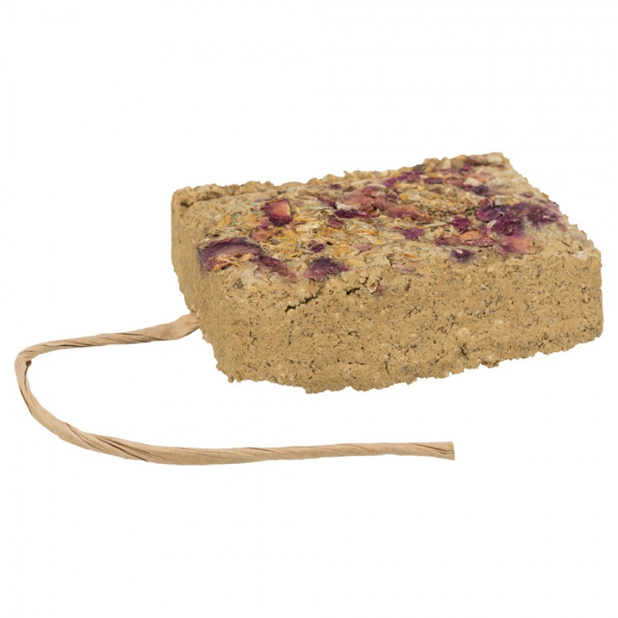 TRIXIE BLOCO ARGILA C/ FLORES P/ ROEDORES - 100 GR TRIXIE BLOCO ARGILA C/ FLORES P/ ROEDORES - 100 GR