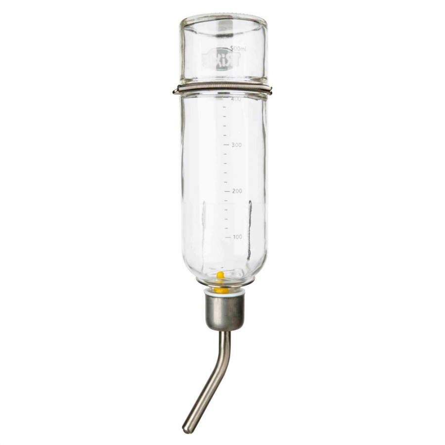 BEBEDOURO DE ESFERA EM VIDRO PARA COELHOS - 500ML