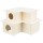 ABRIGO EM MADEIRA COM 3 DIVISORIAS (25X10X25)