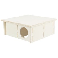 ABRIGO EM MADEIRA COM 4 DIVISORIAS (25X10X25) ABRIGO EM MADEIRA COM 4 DIVISORIAS (25X10X25)