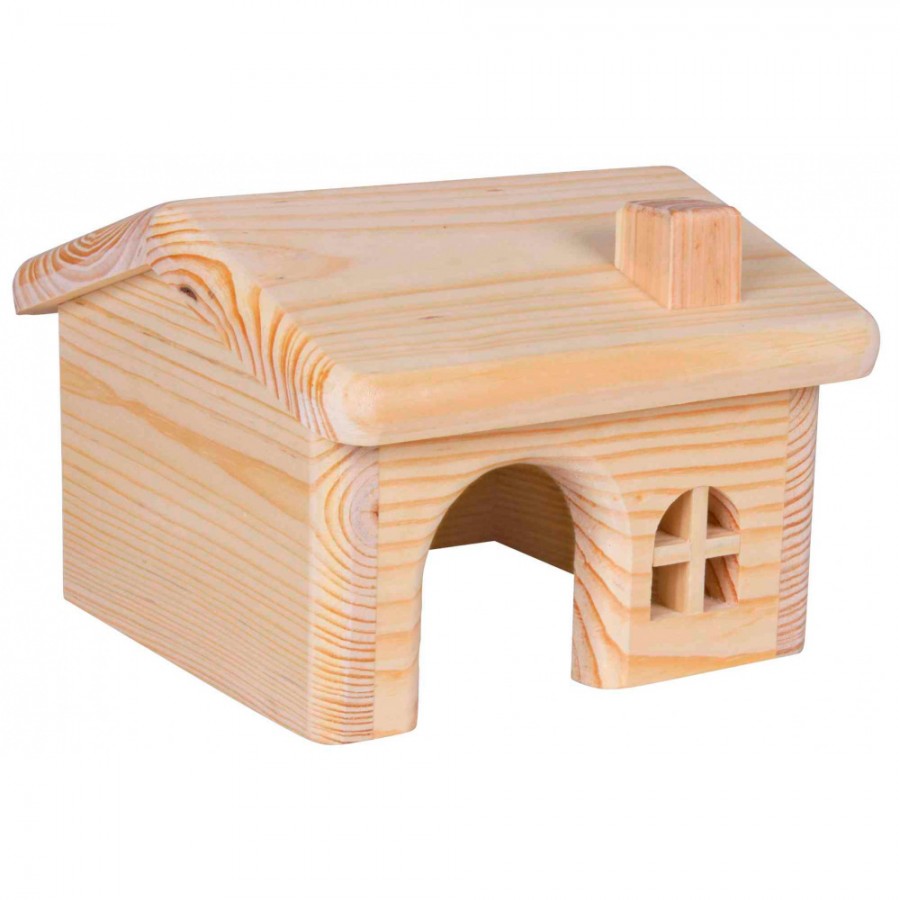 CASA EM MADEIRA DE PINHO PARA RATOS E HAMSTERS CASA EM MADEIRA DE PINHO PARA RATOS E HAMSTERS