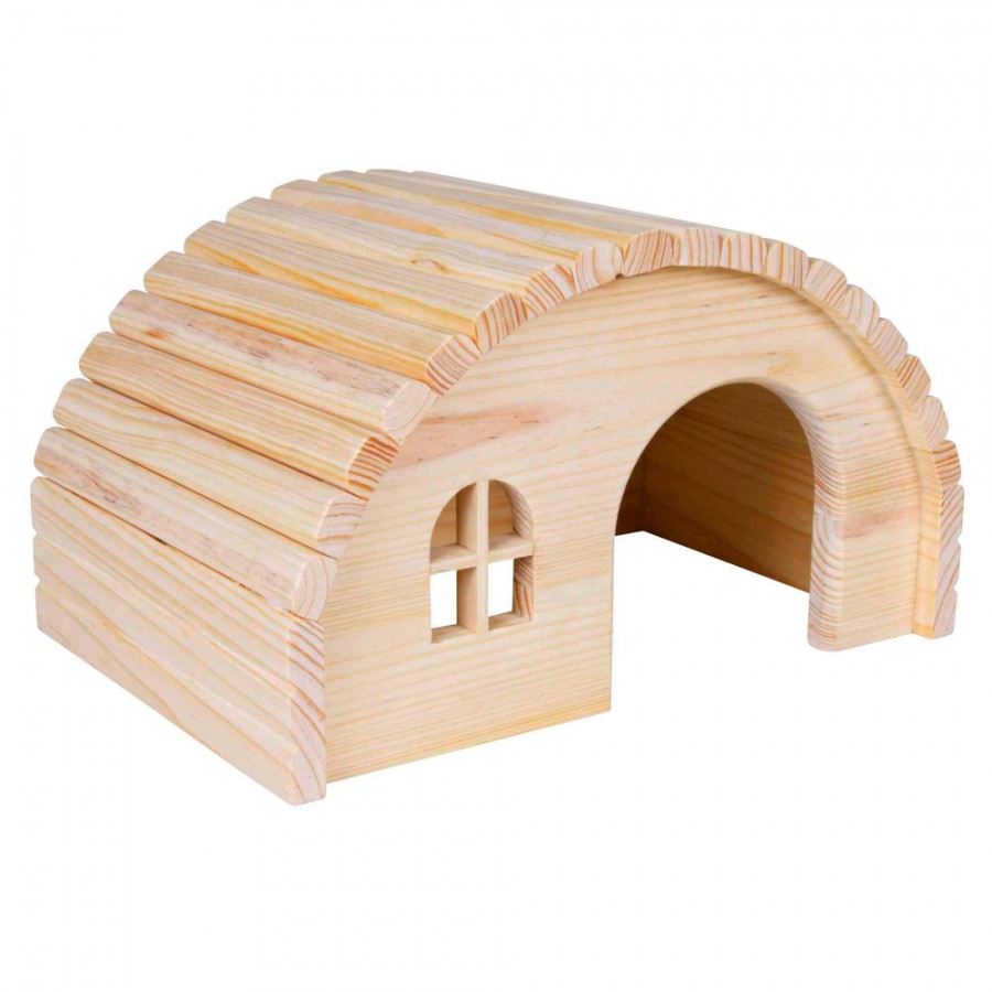 CASA EM MADEIRA DE PINHO PARA RATOS E HAMSTERS (19X11X13) CASA EM MADEIRA DE PINHO PARA RATOS E HAMSTERS (19X11X13)