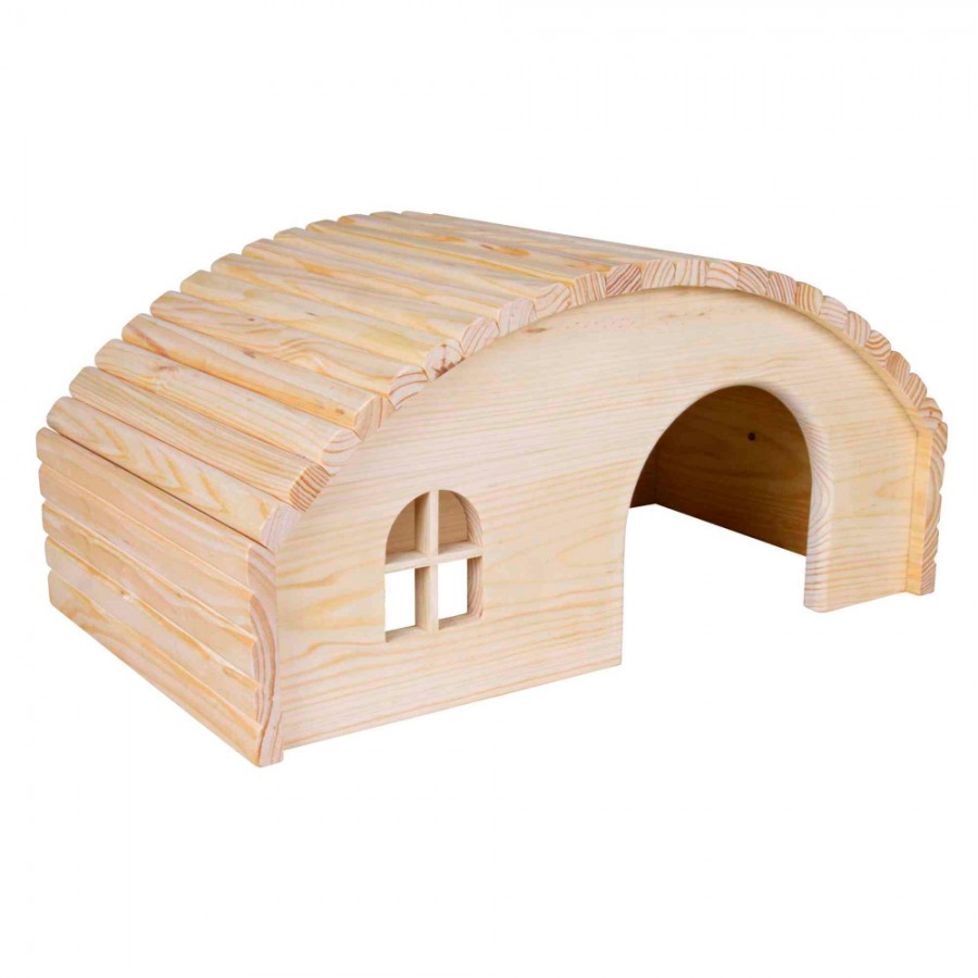 CASA EM MADEIRA DE PINHO PARA COELHOS (42X20X25) CASA EM MADEIRA DE PINHO PARA COELHOS (42X20X25)