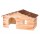 CASA RAGNA EM MADEIRA NATURAL FLAMEJADA (43X22X25)