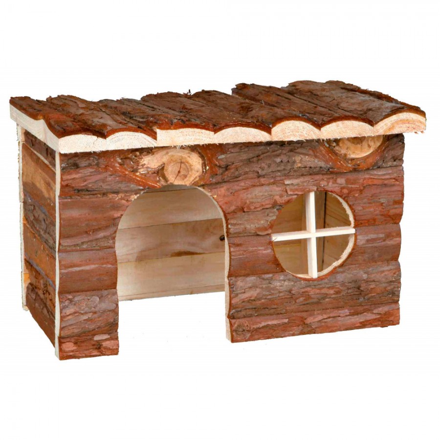 CASA JERRICK EM MADEIRA NATURAL (28 X16X18CM) CASA JERRICK EM MADEIRA NATURAL (28 X16X18CM)