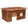 CASA JERRICK EM MADEIRA NATURAL (50X25X33CM)