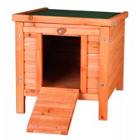 ABRIGO EXTERIOR EM MADEIRA NATURA PARA ROEDORES (42X43X51)