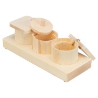 SNACK CUPS - EM MADEIRA PARA ROEDORES SNACK CUPS - EM MADEIRA PARA ROEDORES