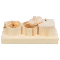 SNACK CUPS - EM MADEIRA PARA ROEDORES SNACK CUPS - EM MADEIRA PARA ROEDORES