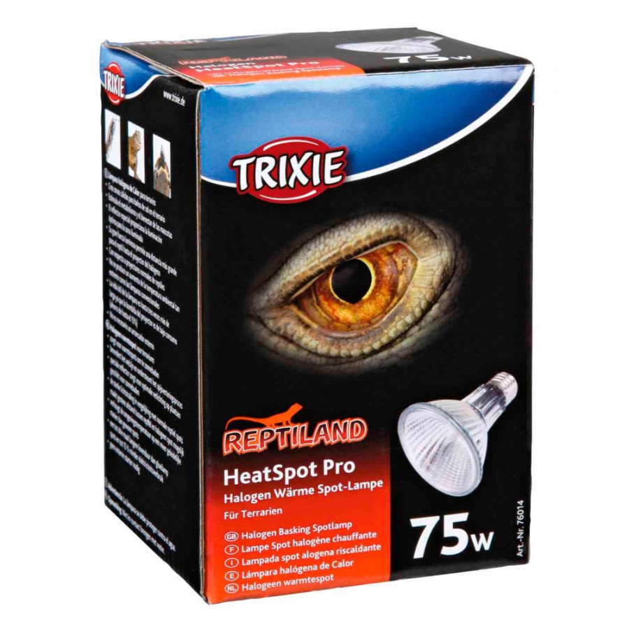 REPTILAND - HEATSPOT PRO (HALOGEN BASKING SPOT-LAMP) 75W REPTILAND - HEATSPOT PRO (HALOGEN BASKING SPOT-LAMP) 75W