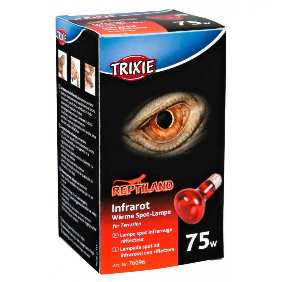 REPTILAND - INFRARED HEAT SPOT LAMP 75W REPTILAND - INFRARED HEAT SPOT LAMP 75W