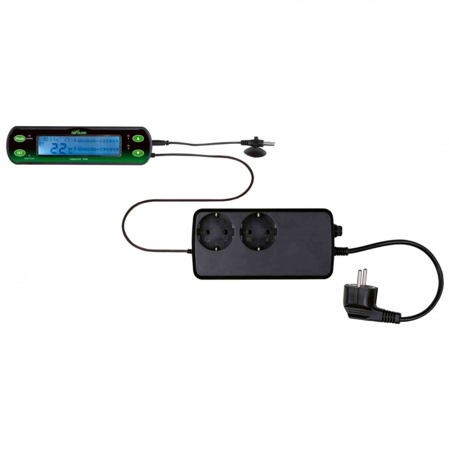TERMOSTATO DIGITAL COM 2 CIRCUITOS PARA TERRÁRIO E AQUÁRIO TERMOSTATO DIGITAL COM 2 CIRCUITOS PARA TERRÁRIO E AQUÁRIO