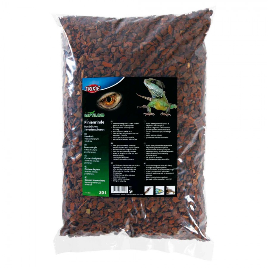 REPTILAND PINIENRINDE - CASCA DE PINHEIRO (SUBSTRATO PARA TERRÁRIO) 20L REPTILAND PINIENRINDE - CASCA DE PINHEIRO (SUBSTRATO PARA TERRÁRIO) 20L