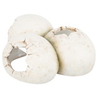 DECORAÇÃO PARA TERRÁRIO -ESCONDERIJOS PARA RÉPTEIS OVOS  EM POLIRESINA 15X6X12