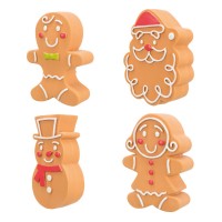 FIGURAS GINGERBREAD SORTIDAS (12 UNIDADES) FIGURAS GINGERBREAD SORTIDAS (12 UNIDADES)