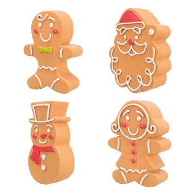 FIGURAS GINGERBREAD SORTIDAS (12 UNIDADES)