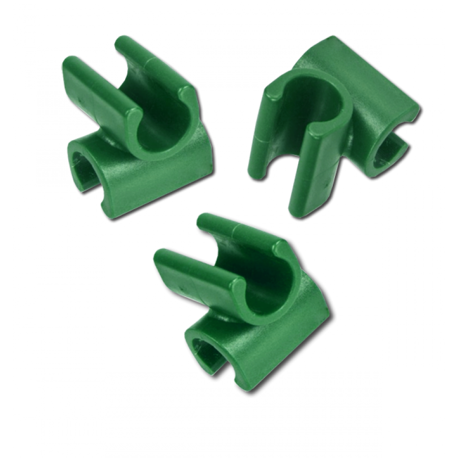 CONECTOR ANGULAR PARA ESTACA PLASTIFICADA P/PLANTAS 11MM