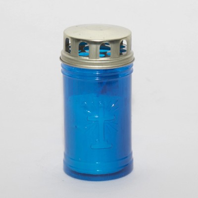 VELA CULTO EXTERNO 30 LL AZUL