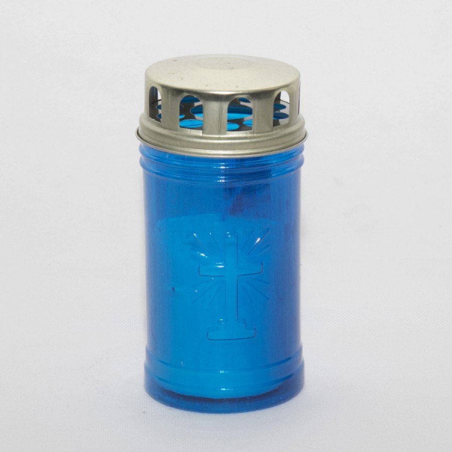 VELA CULTO EXTERNO 30 LL AZUL