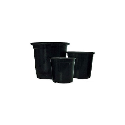 VASO DUO 19 HORTICOLA TERMOFORMADO BX NEGRO - UNIDADE
