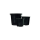VASO DUO 19 HORTICOLA TERMOFORMADO BX NEGRO - UNIDADE
