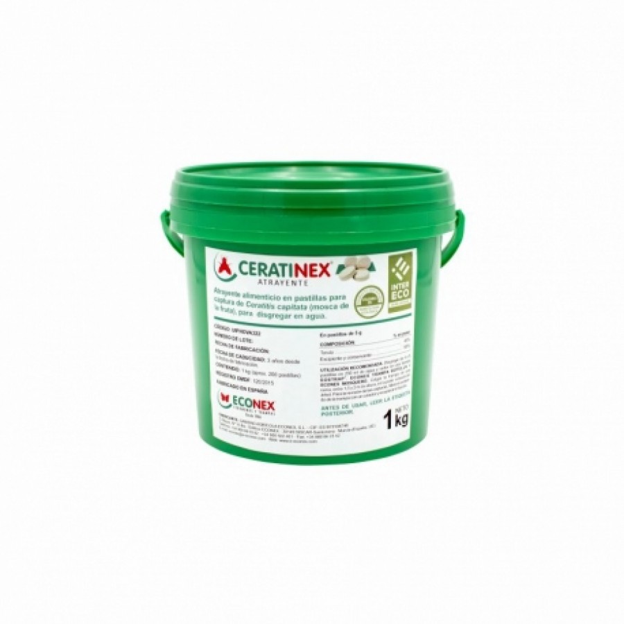ECONEX PASTILHAS CERATINEX RECARGA P/ CERATITIS CAPITATA - 1 KG ECONEX PASTILHAS CERATINEX RECARGA P/ CERATITIS CAPITATA - 1 KG