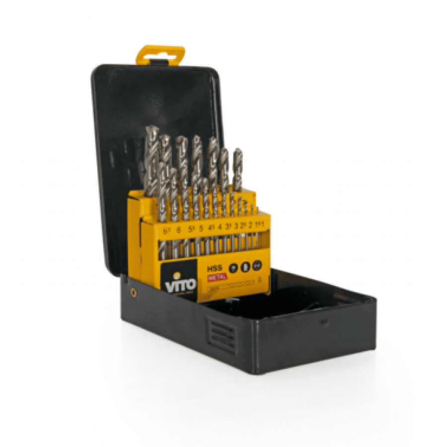 VITO CONJUNTO 19 BROCAS HSS 1-10MM VITO CONJUNTO 19 BROCAS HSS 1-10MM