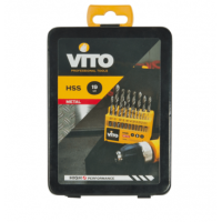 VITO CONJUNTO 19 BROCAS HSS 1-10MM VITO CONJUNTO 19 BROCAS HSS 1-10MM