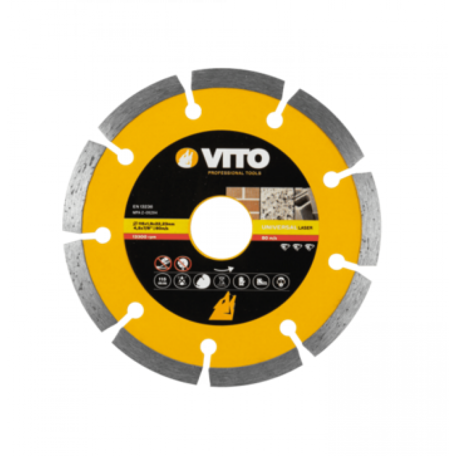 VITO DISCO DIAMANTE LASER 115 MM VITO DISCO DIAMANTE LASER 115 MM