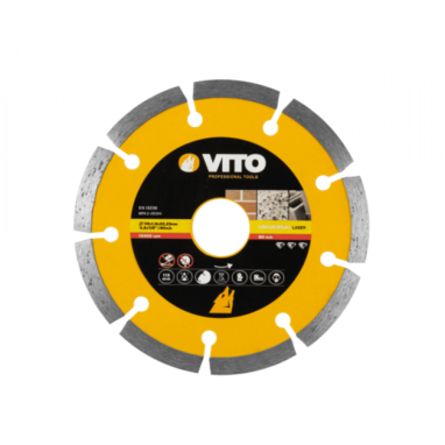 VITO DISCO DIAMANTE LASER 125 MM VITO DISCO DIAMANTE LASER 125 MM