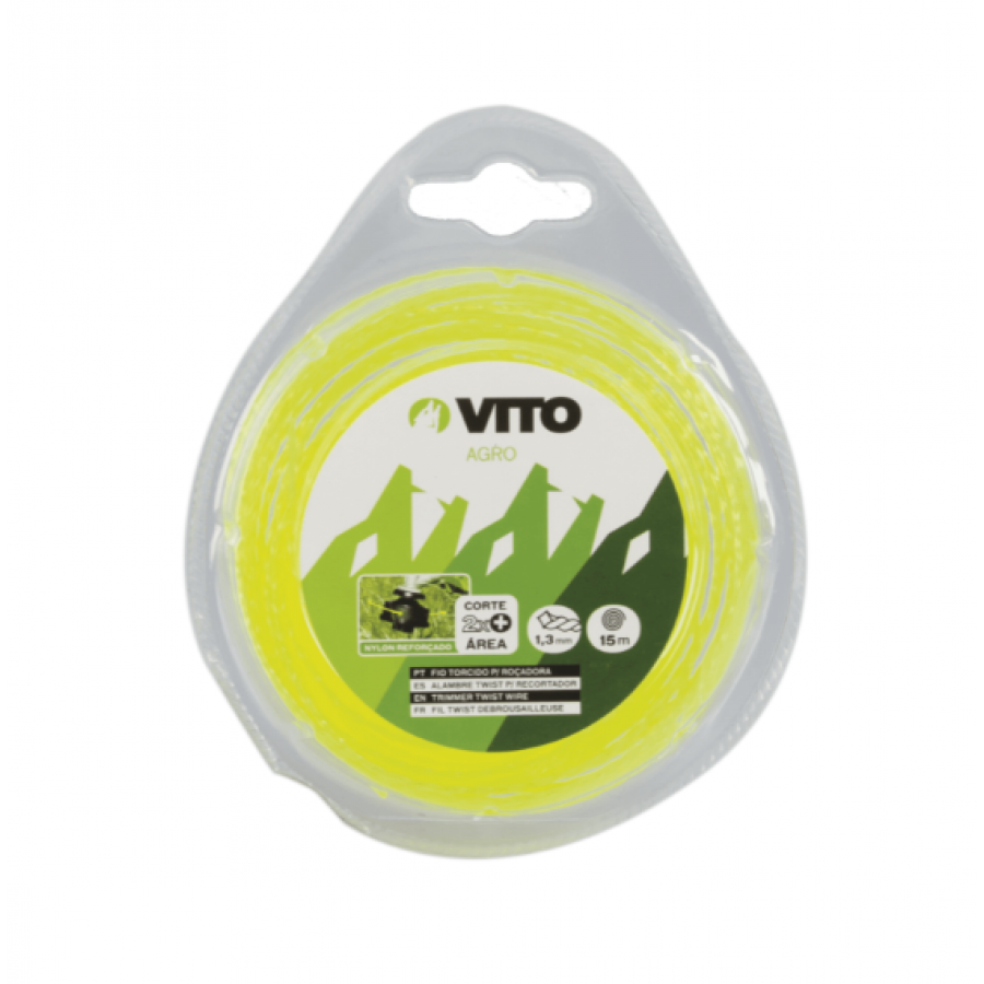 VITO FIO NYLON TORCIDO 2.0 X 15 MT VITO FIO NYLON TORCIDO 2.0 X 15 MT