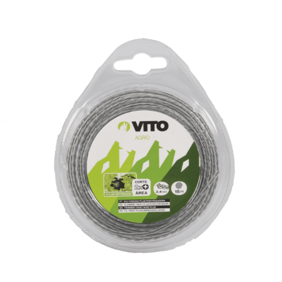 VITO FIO NYLON TORCIDO PLUS 3.0 X 15 MT VITO FIO NYLON TORCIDO PLUS 3.0 X 15 MT