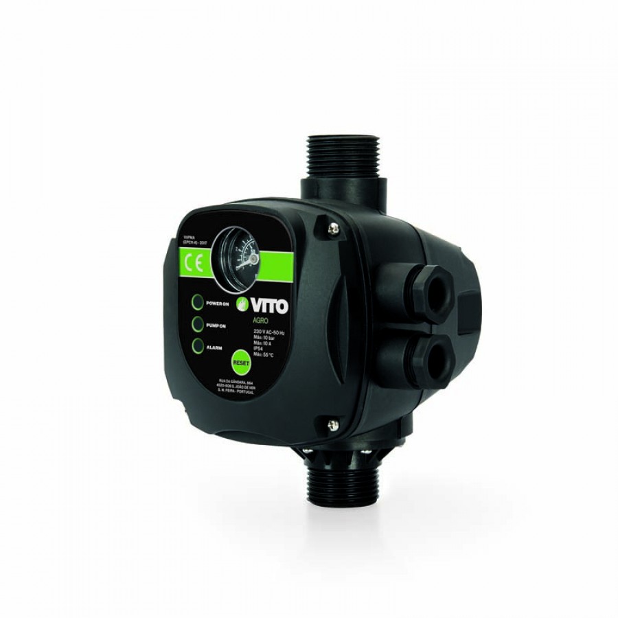 VITO INTERRUPTOR PRESSAO P/ELECTROBOMBA C/MANOMETRO