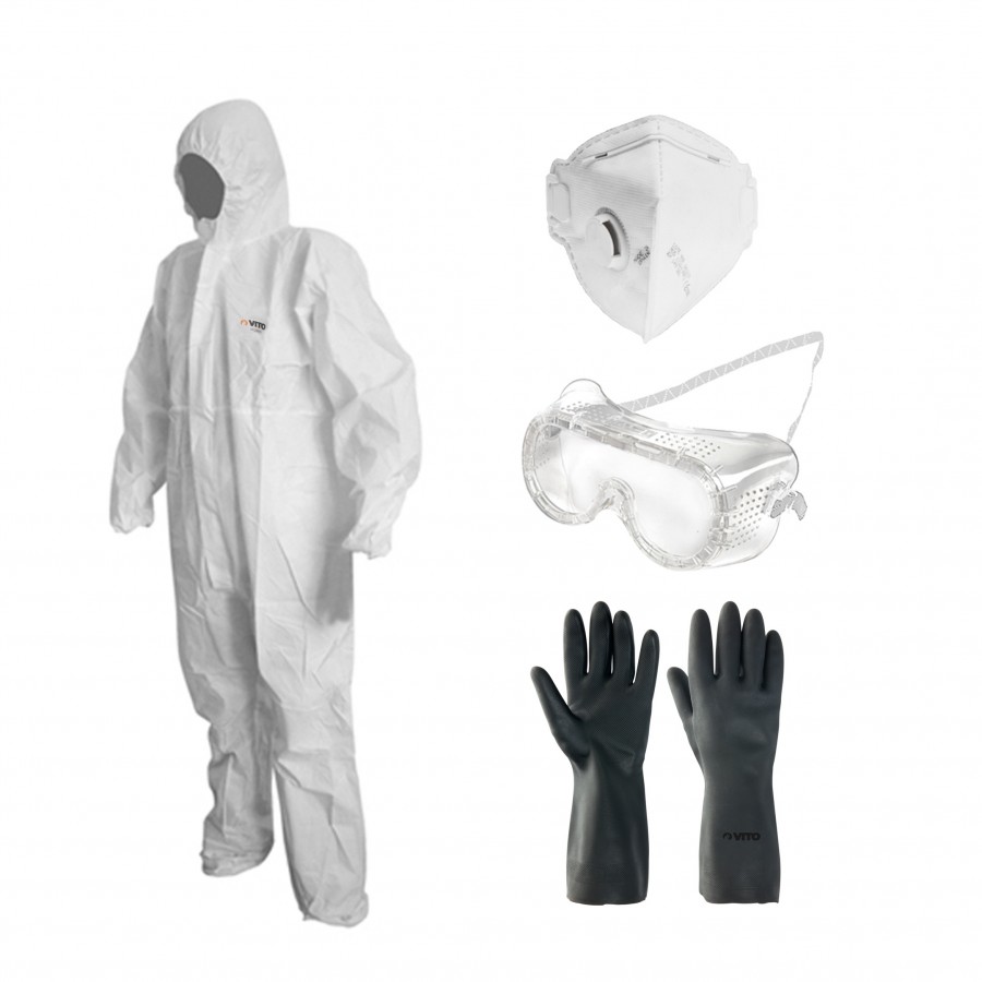 VITO KIT PROTECÇAO FITOFARMACOS L 4 PCS