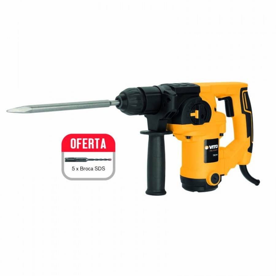 VITO MARTELO PERFURADOR/DEMOLIDOR 710 W<br> VITO MARTELO PERFURADOR/DEMOLIDOR 710 W<br>
