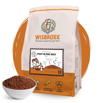 WISBROEK PAPAGAIOS FRUIT BLEND DAILY SMALL  - 3 KG