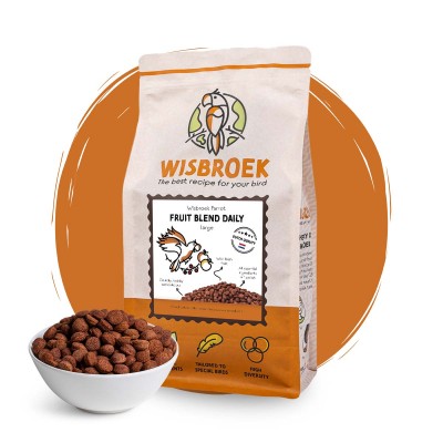 WISBROEK PAPAGAIOS FRUIT BLEND DAILY LARGE  - 1 KG