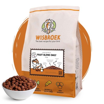 WISBROEK PAPAGAIOS FRUIT BLEND DAILY LARGE  - 3 KG