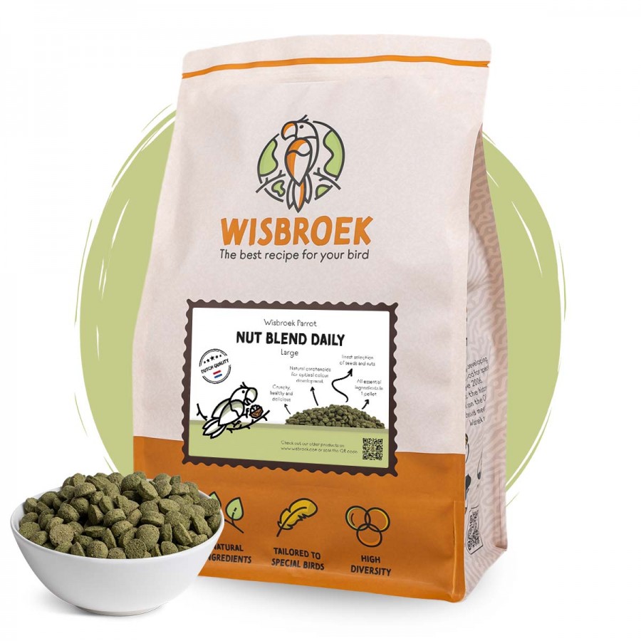 WISBROEK PAPAGAIOS NUT BLEND DAILY LARGE  - 3 KG